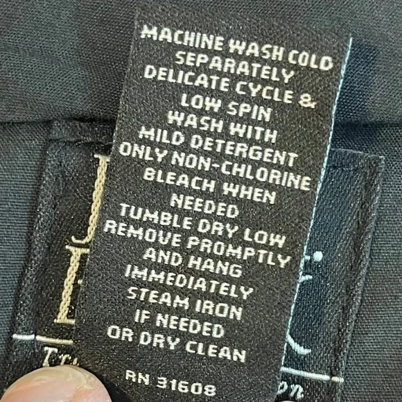 Jos. A. Bank 100% Wool Dress Pants 34W 30L Travelers Collection Tailored Fit - Picture 14 of 14